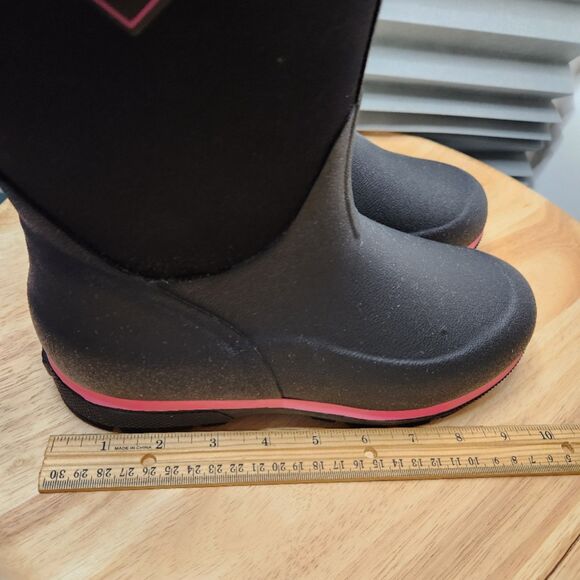 Muck Boot Element Kids Snow Boots – Youth Size 6 – Black & Pink – Rated to -20°F - Picture 6 of 11